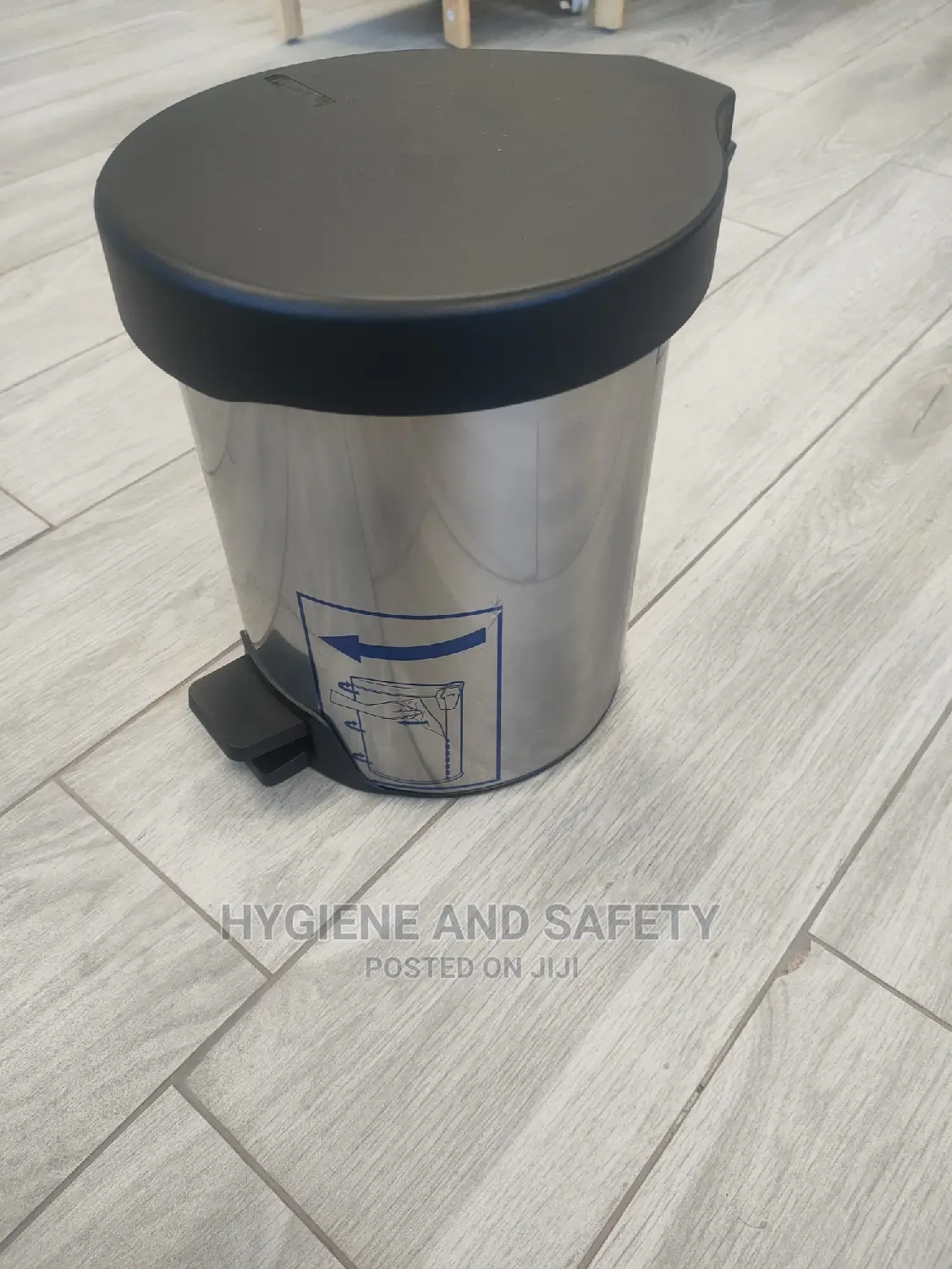 Heavy Duty Stainless Steel Bin 5L