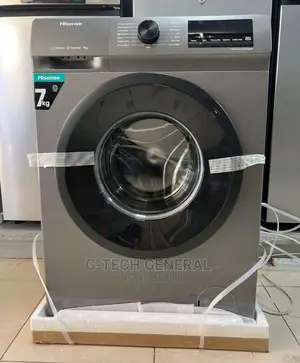 Hisense 7kg Front Load Fully Automatic Washing Machine -Grey