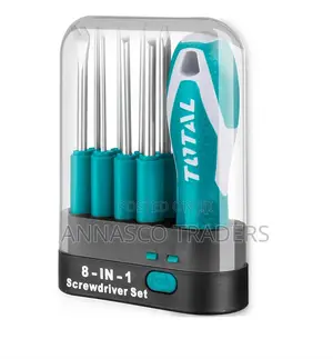Total THT250906 9 PCS Interchangeable Screwdriver Set