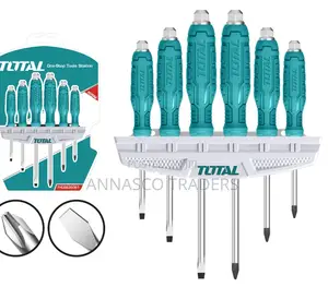 Total THGSS35061 6pcs Go Through Screwdriver Set