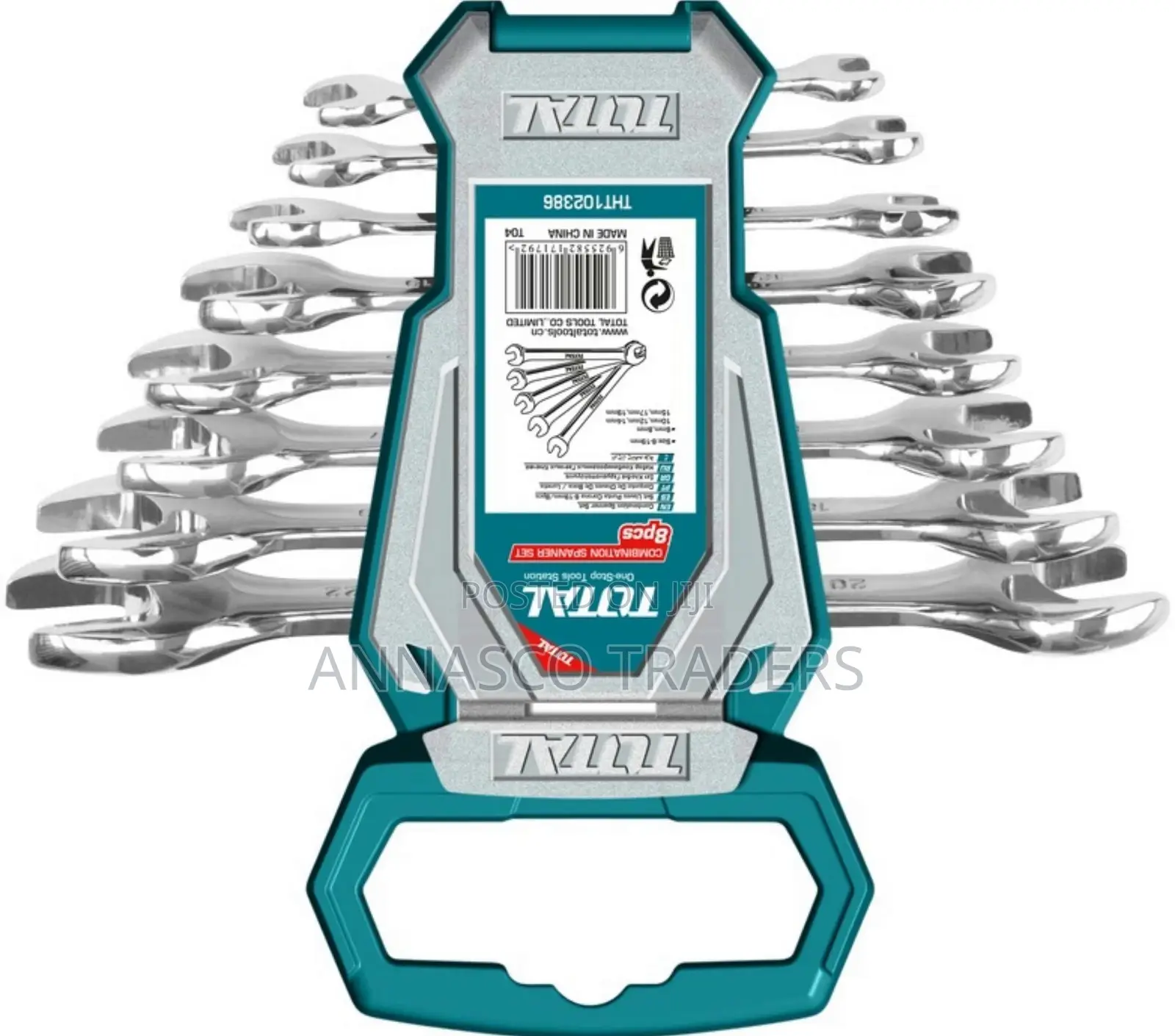 Total THT102386 8pcs Double Open End Spanner Set