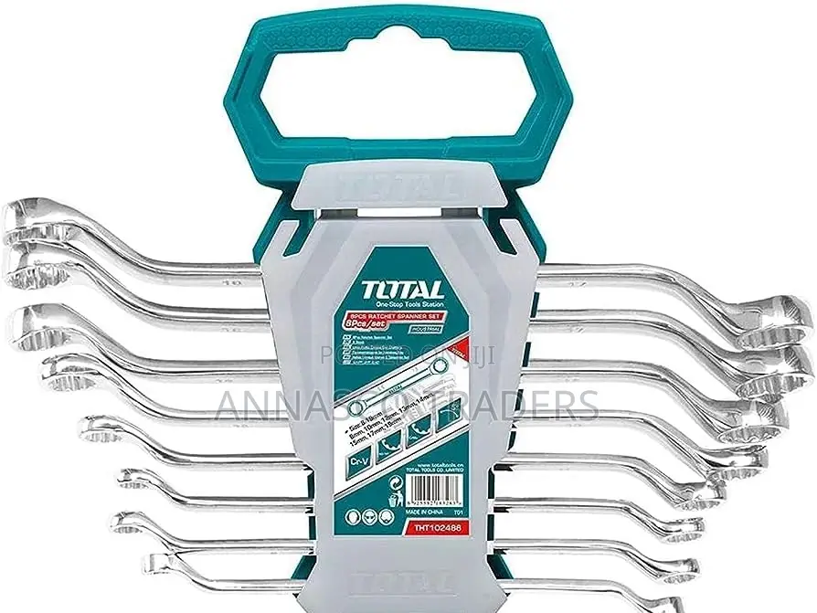 Total THT102486 8pcs Offset Ring Spanner Set