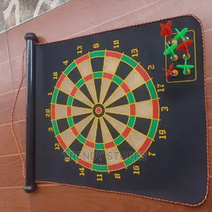 17" Magnetic Dart Board Game Set With 6 Magnetic Darts