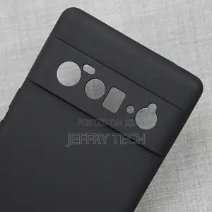 Black Case for Google Pixel 7 Silicone Back Cover Phone Case