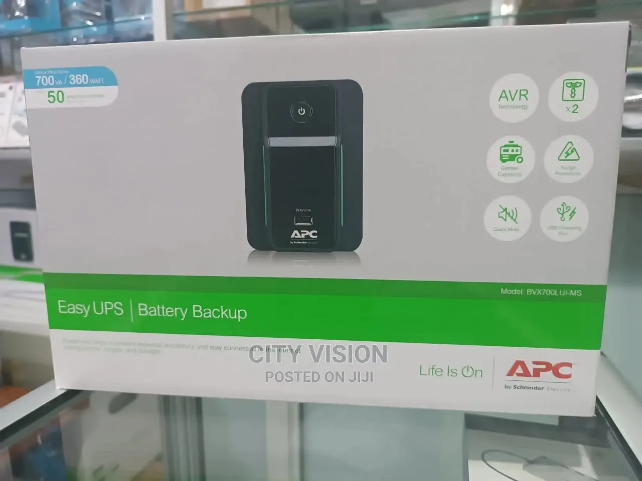 Easy UPS Battery Backup APC Available 700va