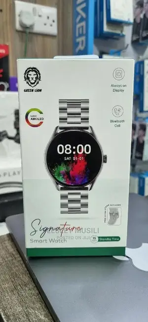 Green Lion Signature Smartwatch Silver