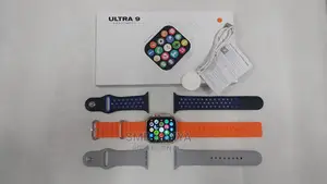 Smart Watch Ultra 9 With 3 Straps