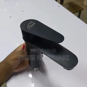 Basin Pillar Tap Black