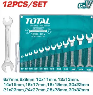 Total THTPCS Double Open End Spanner Set