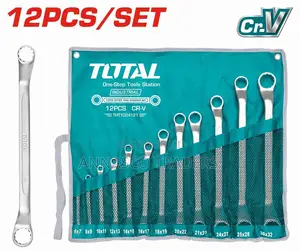 Total THTPCS Offset Ring Spanner Set