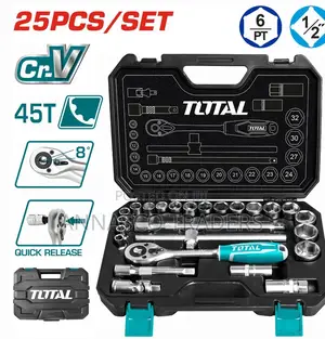 Total THT121251 25pcs 1/2" Socket Set