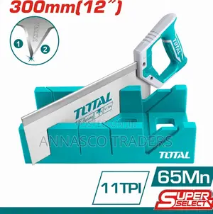 Total THT59126 Mitre Box and Back Saw Set