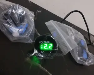 Green Car Voltmeter