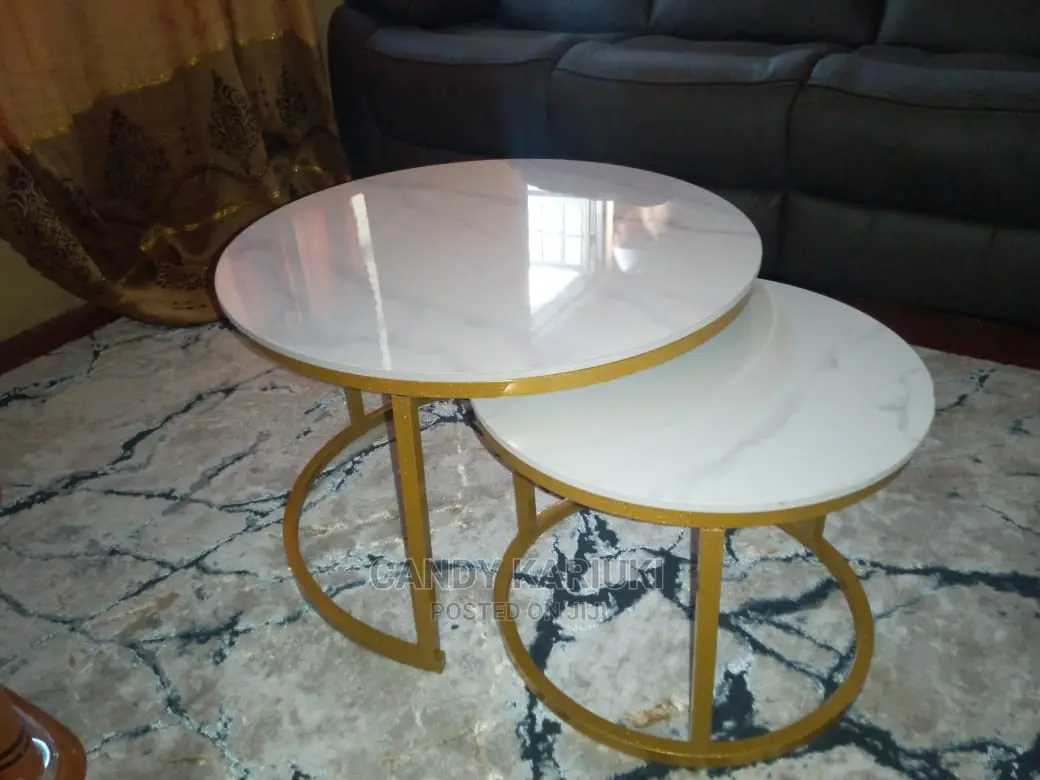 Beautiful Marble Top Nesting Stools
