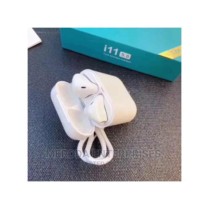 Wireless Bluetooth Headset Long Standby White