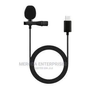 Lavalier USB C / Lightning Lavalier Lapel Clip-on Mic
