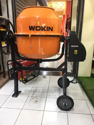 Wokin Electric Concrete Mixer 200ltrs With Wheels