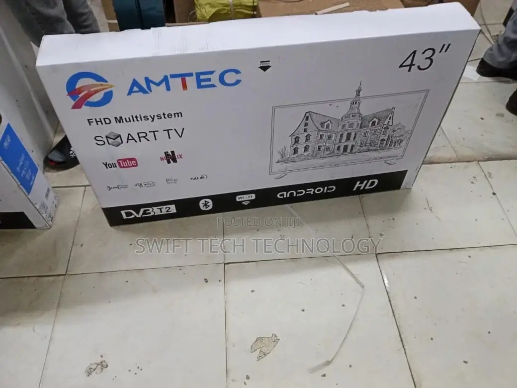 Amtec 43 Inches Android Frameless Tv 43 Inches