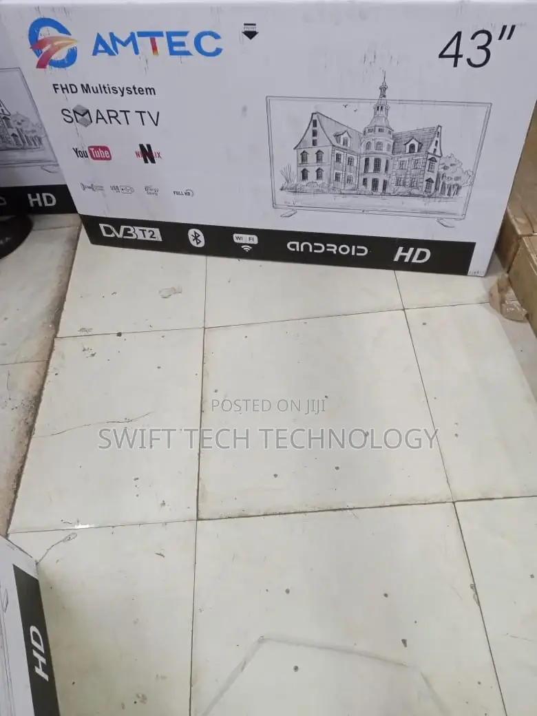 Amtec 43 Inches Android Frameless Tv 43 Inches