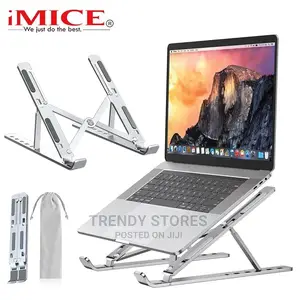 Portable Foldable Laptop Stand - Alluminium