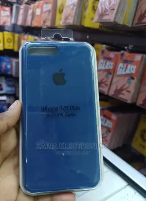 iPhone 7/8 Plus Silicone Case Cover Blue