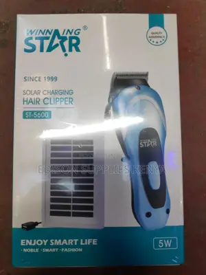 DC Solar SHAVER Hair Clipper Solar Rechargeable Shaving Mach