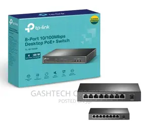 Tp-Link 8-Port 10/100mbps Desktop Switch With 4-Port Poe+ -