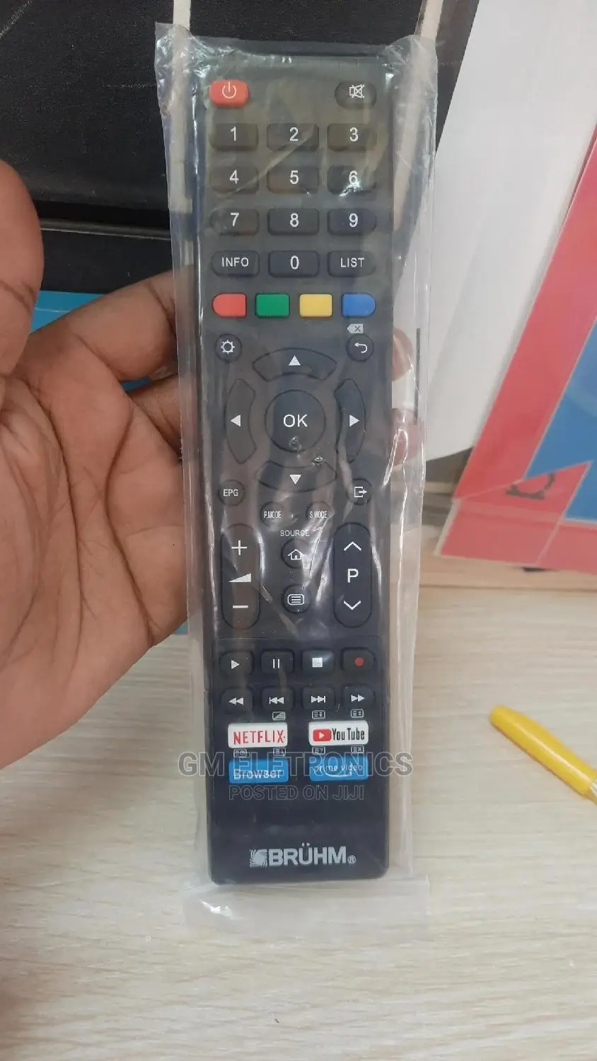 Bruhm Replacement Remote for Bruhm Smart Tv.