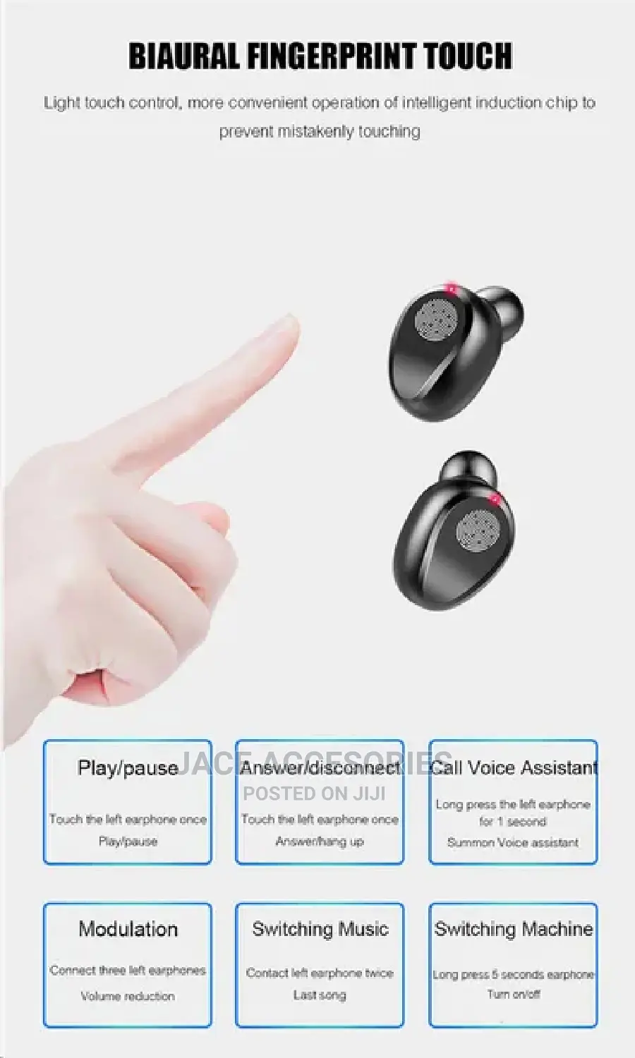F9 -5 in Ear Bluetooth Earbuds TWS