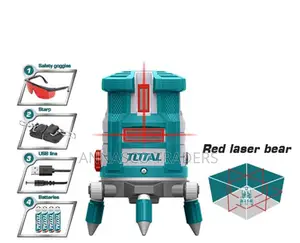 Total TLL306505 Self-Leveling Line Laser(Red Laser Beams)