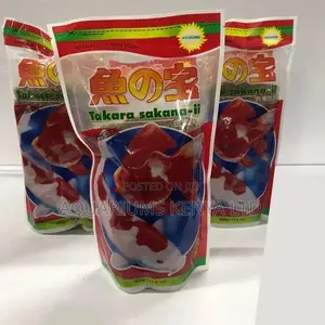 Red and Green Fish Pellets, Fish Food