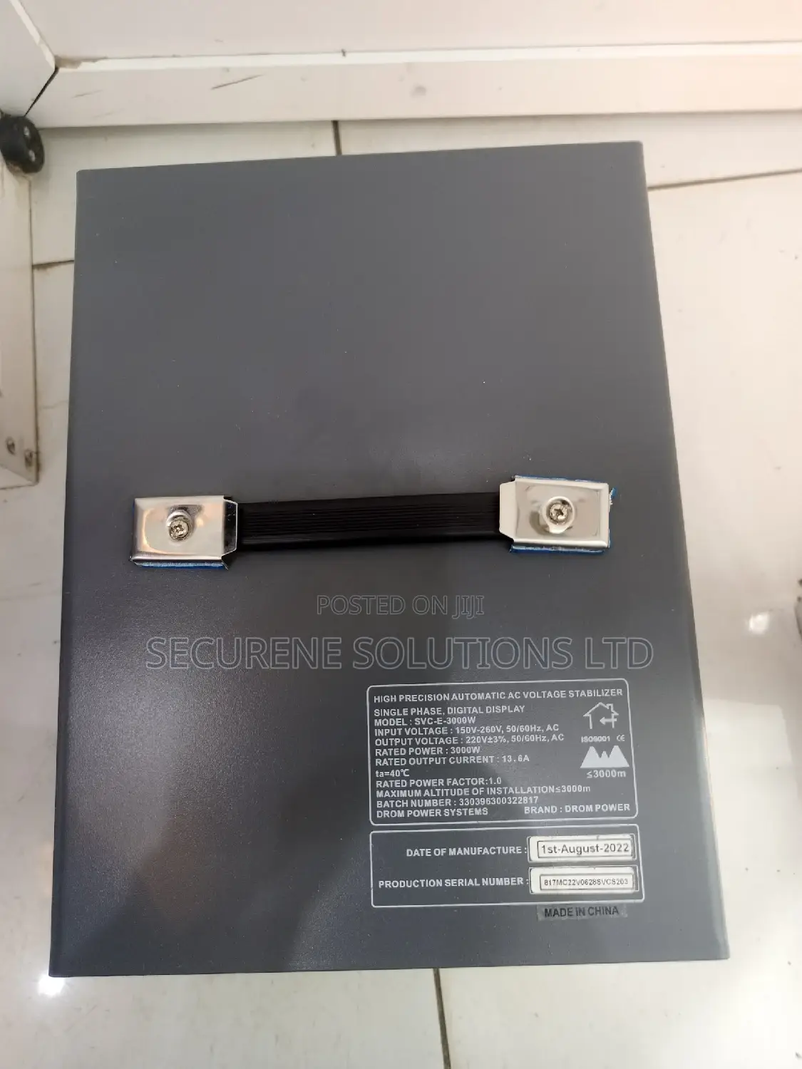 High Precision Automatic Voltage Stabilizer Drom Power 3000w