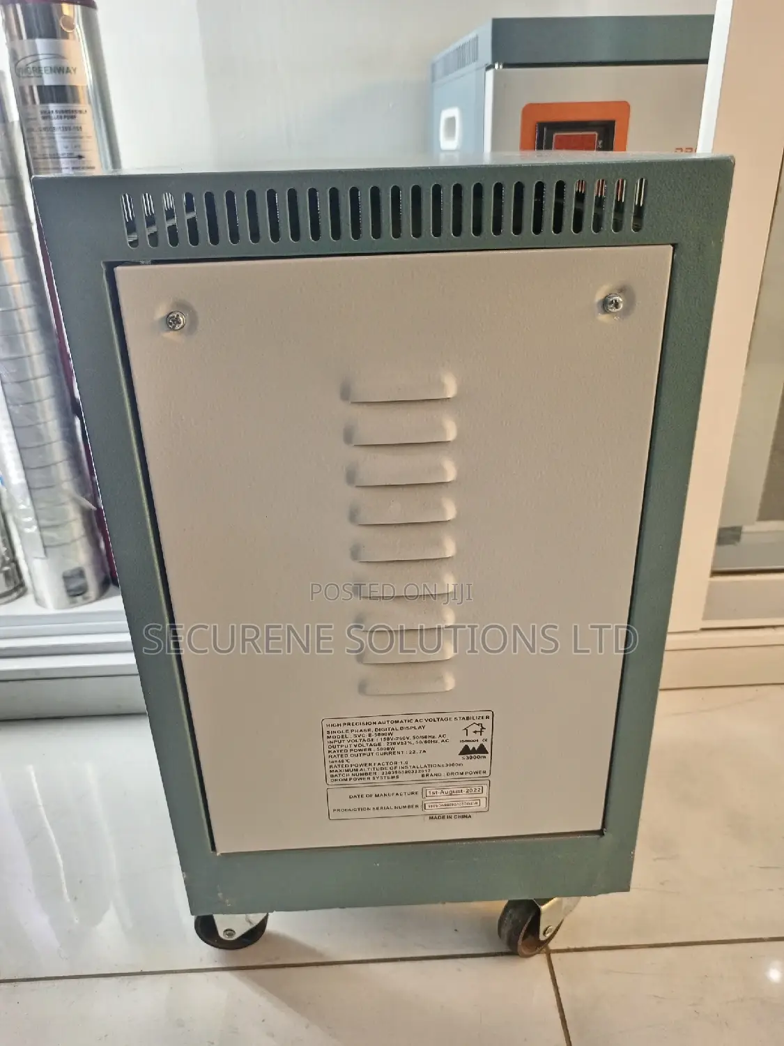 High Precision Automatic Voltage Stabilizer Drom Power 5000w