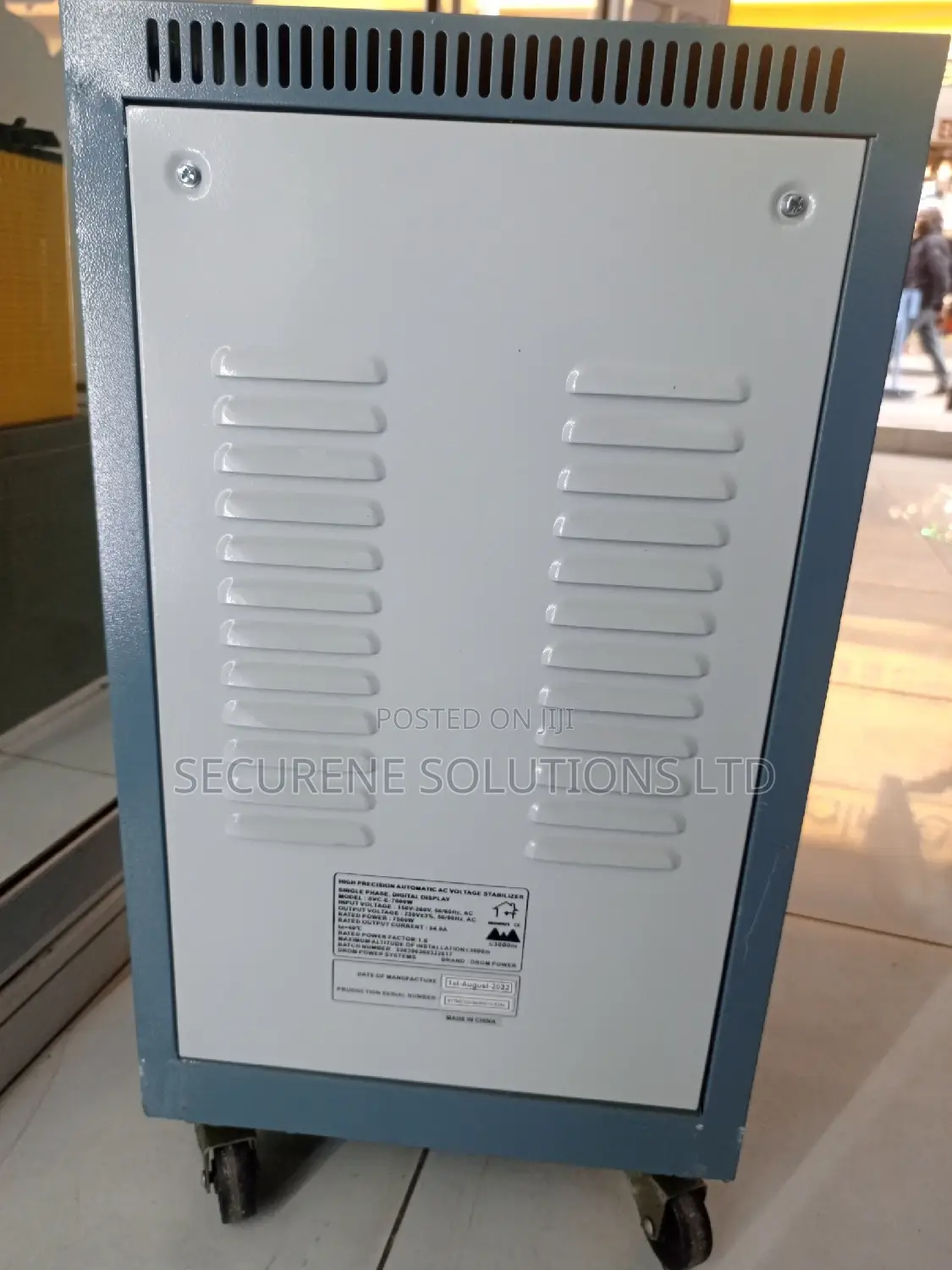 High Precision Automatic Voltage Stabilizer Drom Power 7500w