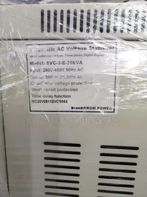 Voltage Stabilizer 3 Phase Digital Display Drom Power 30kw