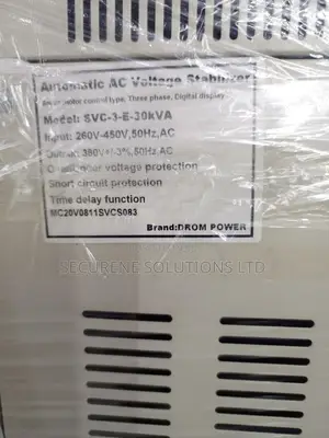 Voltage Stabilizer 3 Phase Digital Display Drom Power 30kw