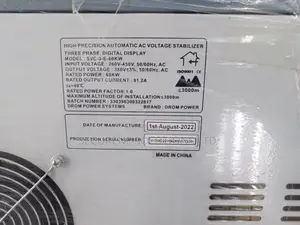 Automatic Voltage Stabilizer 3 Phase Digital Display 60kva