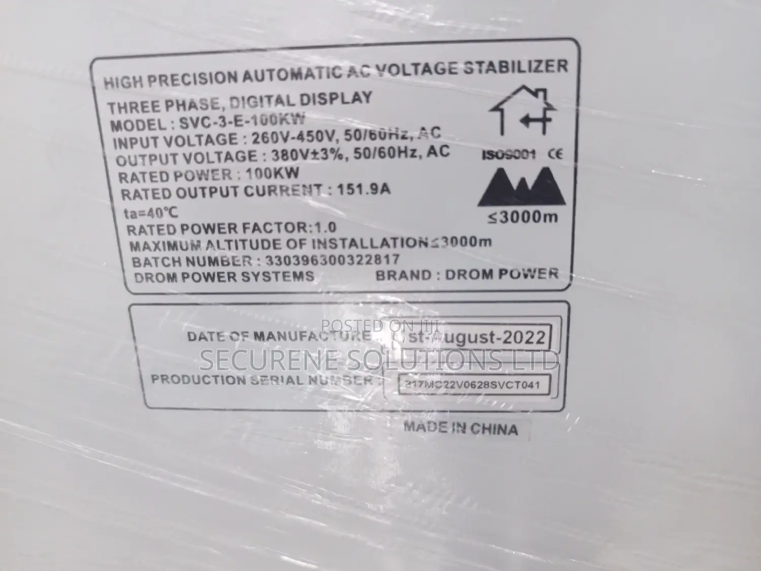 Automatic Voltage Stabilizer 3 Phase 100kw
Servo Motor