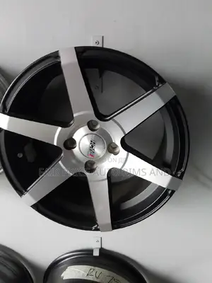 Rims Size 15/4 by 100 6sporks Black Silver Caoting.