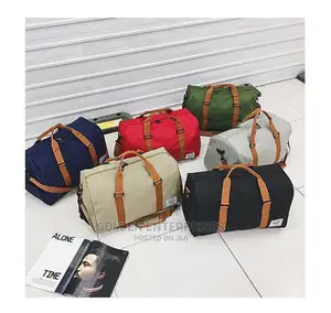 Canvas Travelling Bag With Shoe Compartment