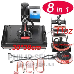 Hot Selling 8 in 1 Combo Heat Press Machine