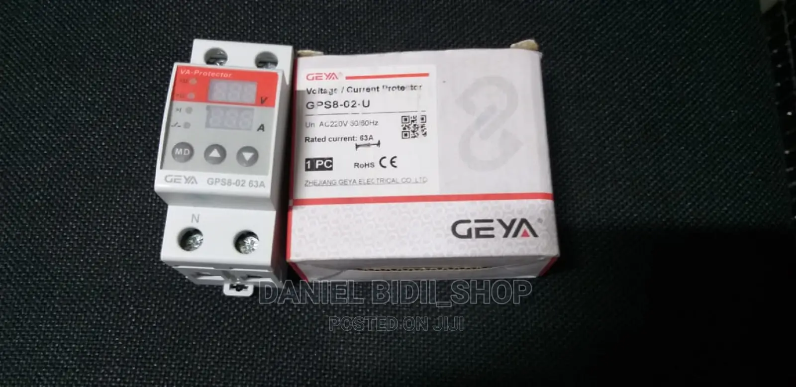Geya Gsp8-02 AC220V 1a-63amp Voltage/Current Protector