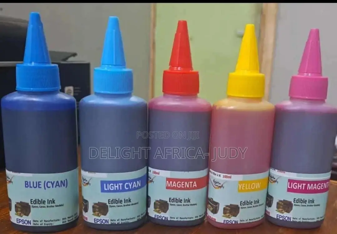 Edible Printer Inks for Edible Cakes Decorations