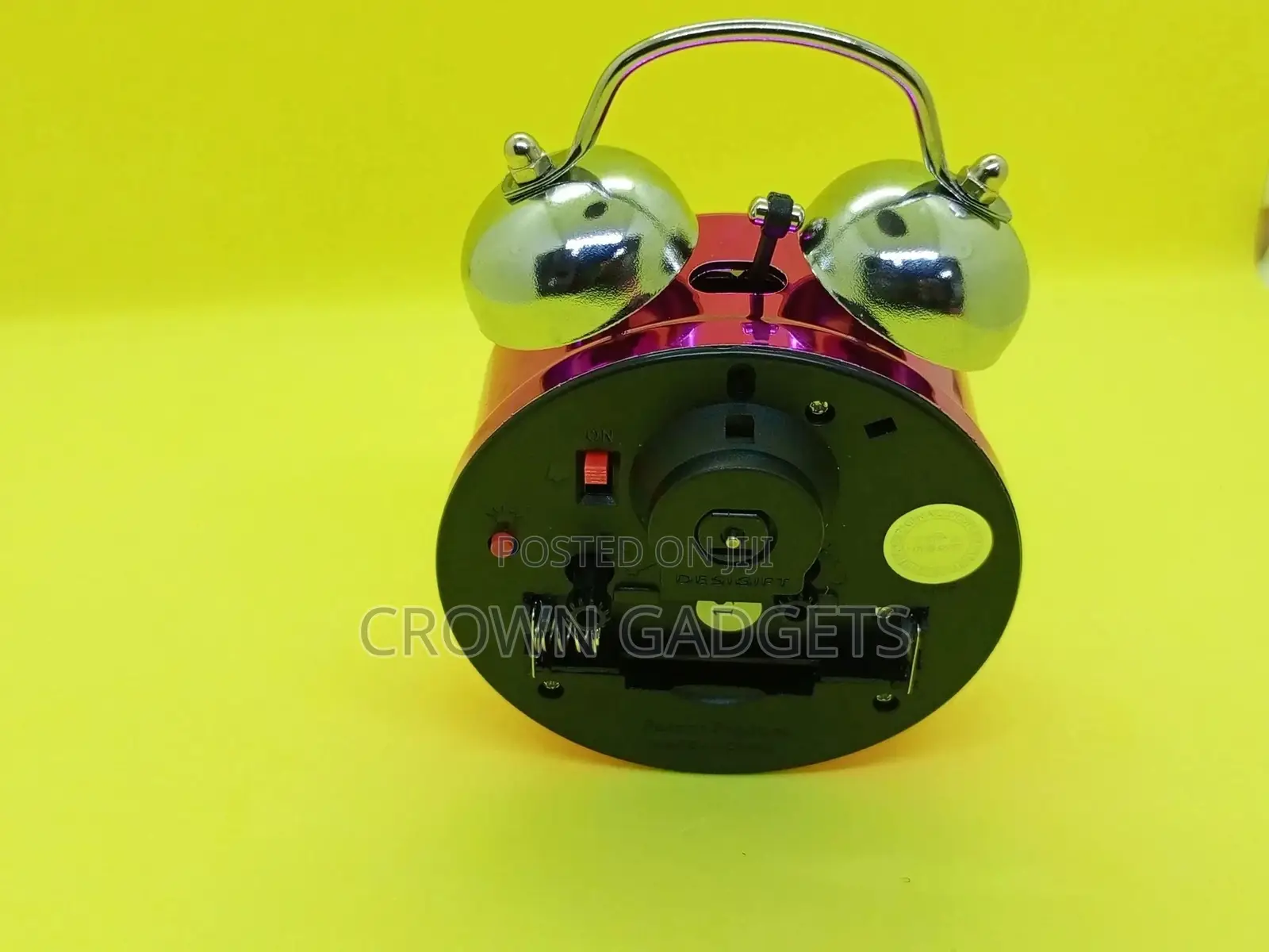 Round Bedside Desk Alarm Clock