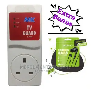 MK TV Guard +Oraimo Strong Bass Earphones.