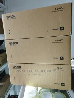 Epson Eb-W51 4000 Lumen Projector 3lcd Technology
