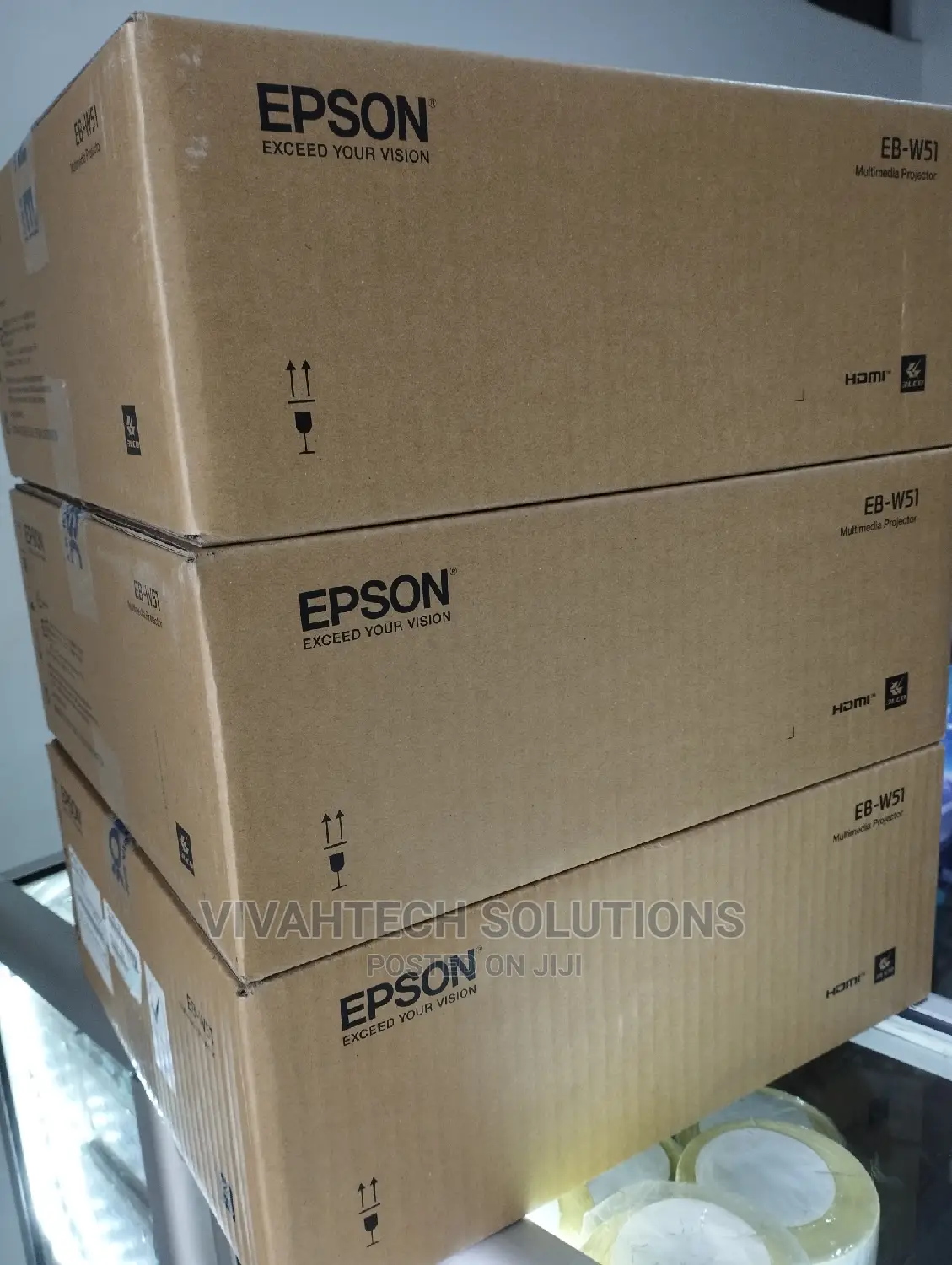 Epson Eb-W51 4000 Lumen Projector 3lcd Technology