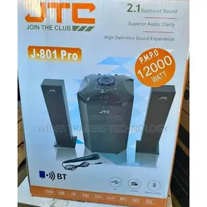 JTC 2.1ch Hometheatre-Bt/Fm/Usb-12,000w-System At