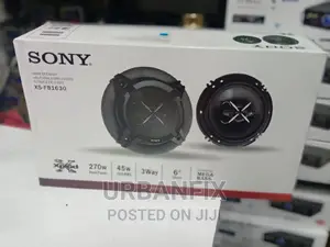 Sony 6 Inch Round Speakers - A Pair