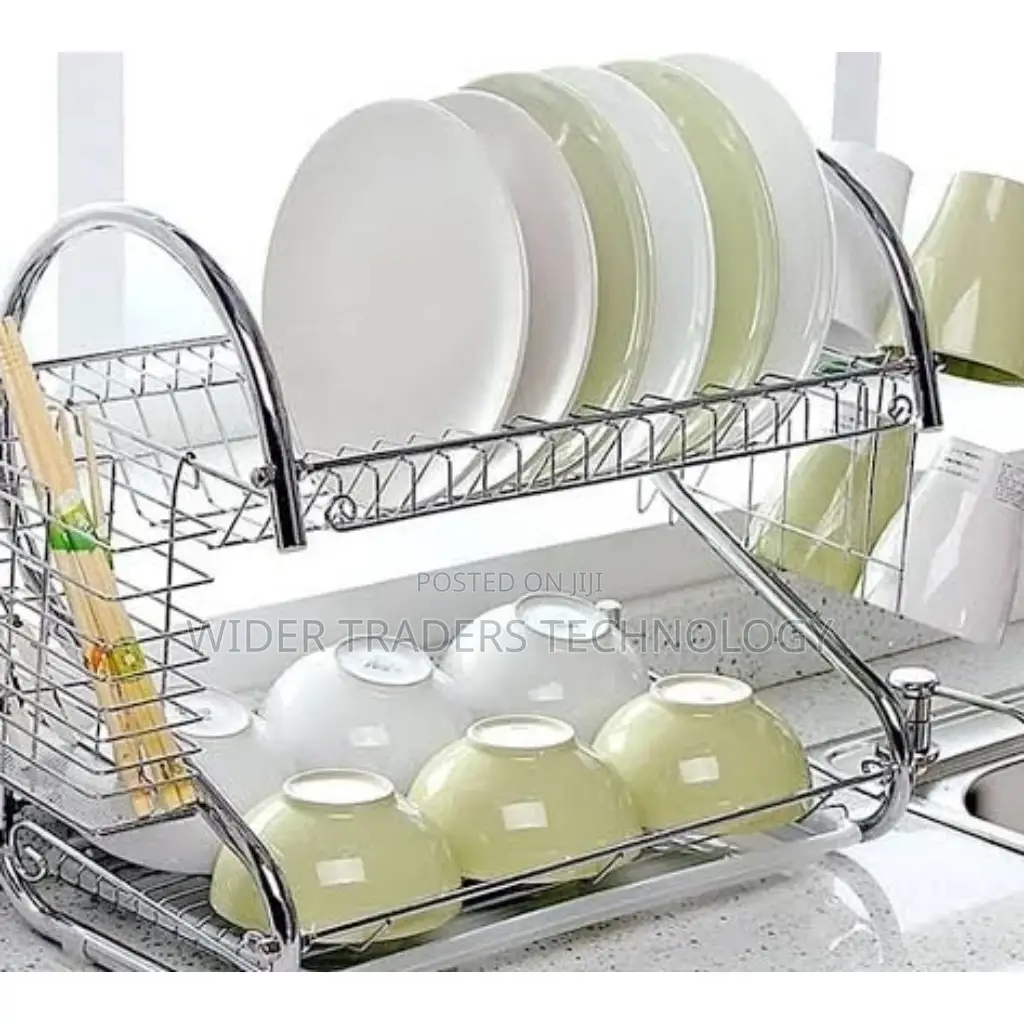 Dish Rack – 2tier – With Drain Board